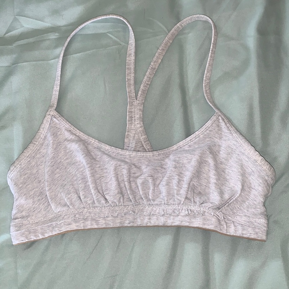 Heathered Gray Lululemon Sports Bra